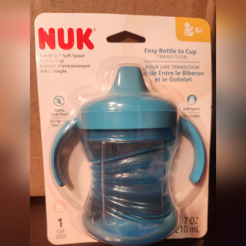 Leak-Proof Blue Sippy Cup